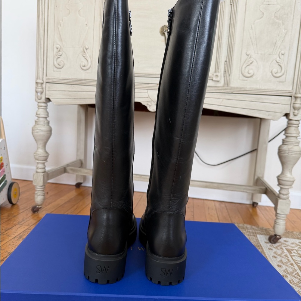 Stuart Weitzman Black Over the Knee Boots - Picture 3 of 5